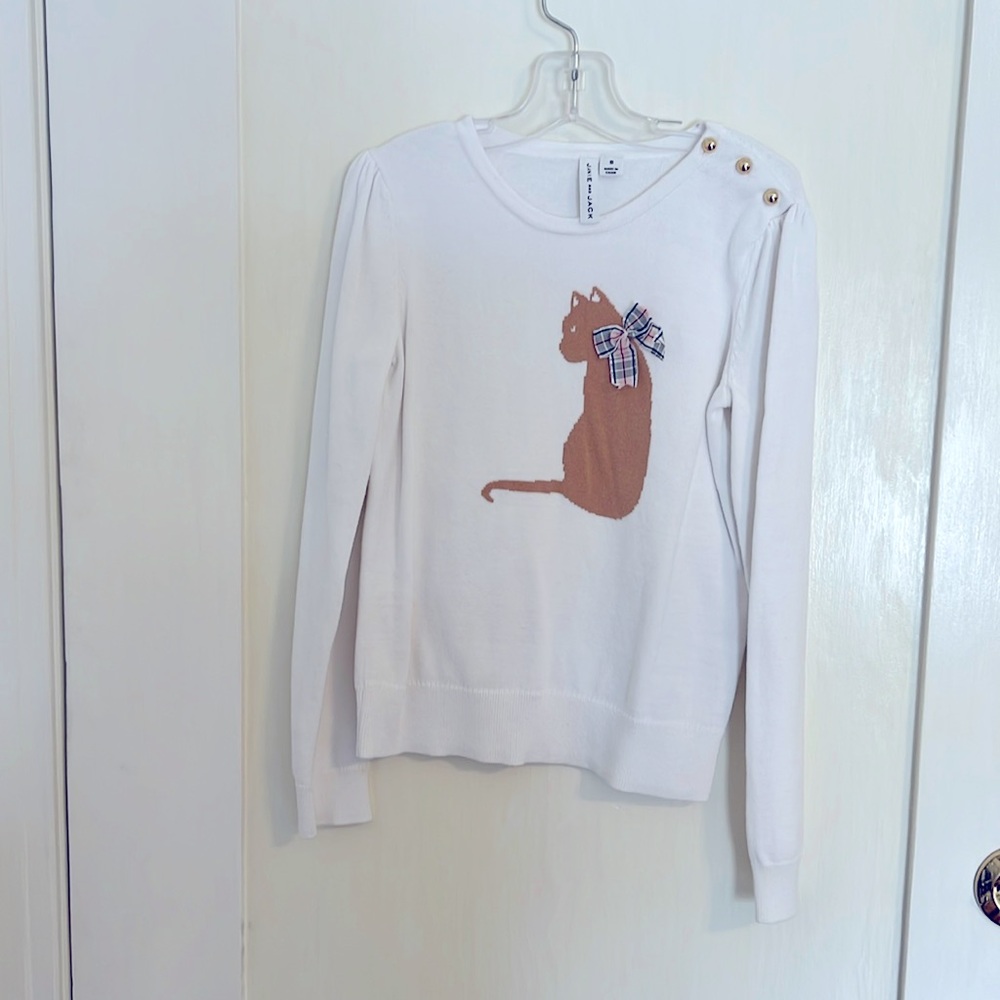 Janie and Jack Cat Sweater